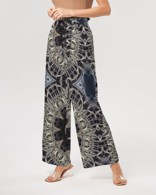 Cathedral Kaleidoscope Women's All-Over Print High-Rise Wide Leg Pants