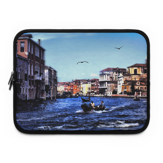 Vintage Venice Canal Laptop Sleeve
