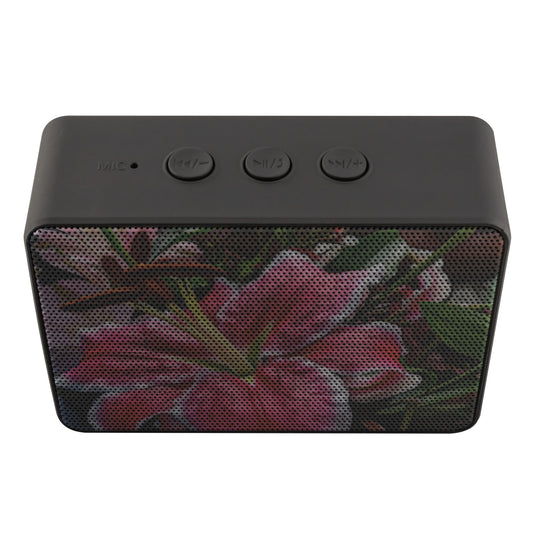 Big Petalled Pink and White Lily Boxanne Bluetooth Speakers
