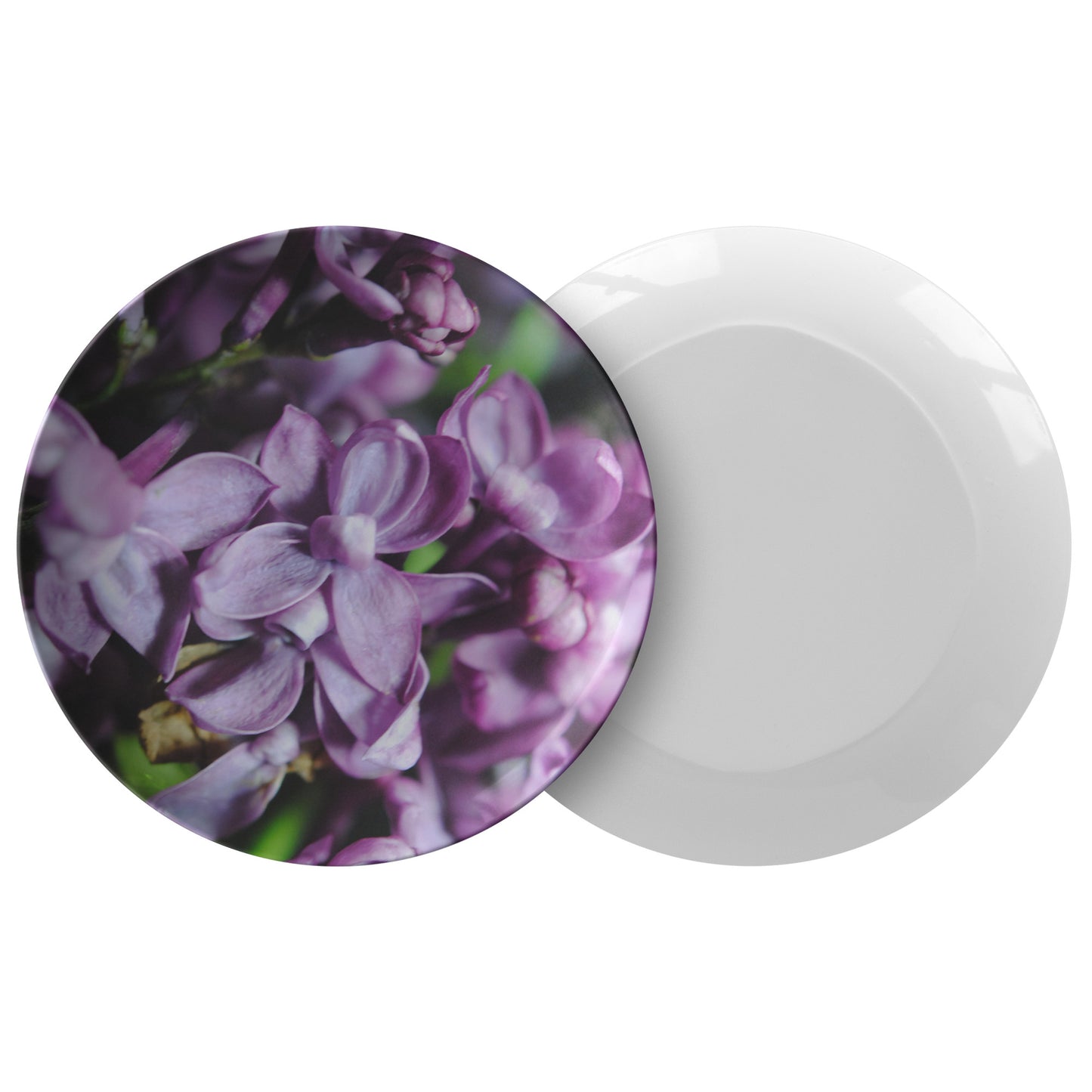 Macro Lilacs Dinner Plate