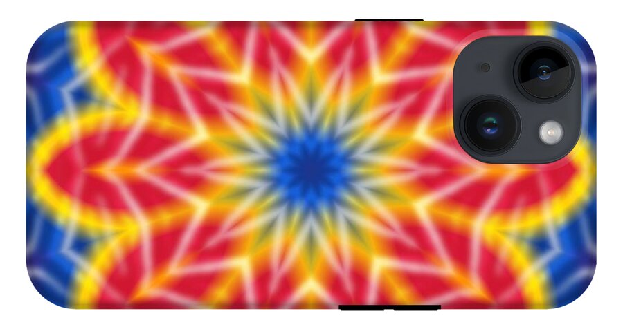 Flower Tie Dye Kaleidoscope - Phone Case