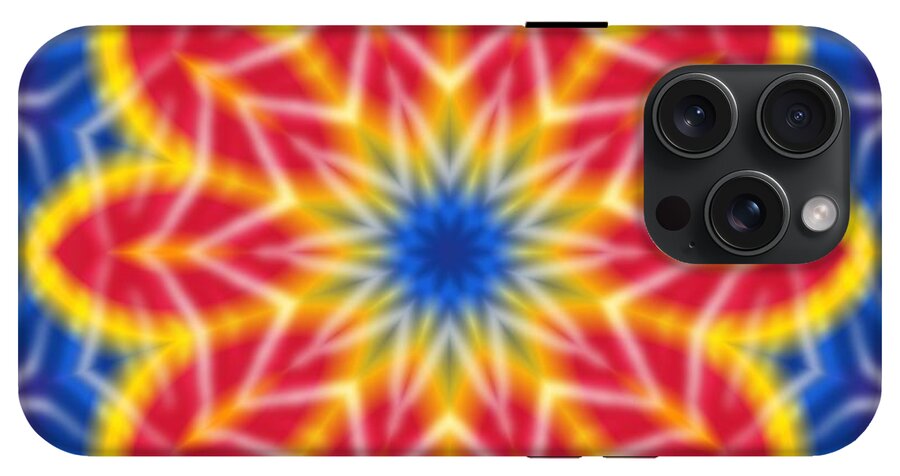 Flower Tie Dye Kaleidoscope - Phone Case