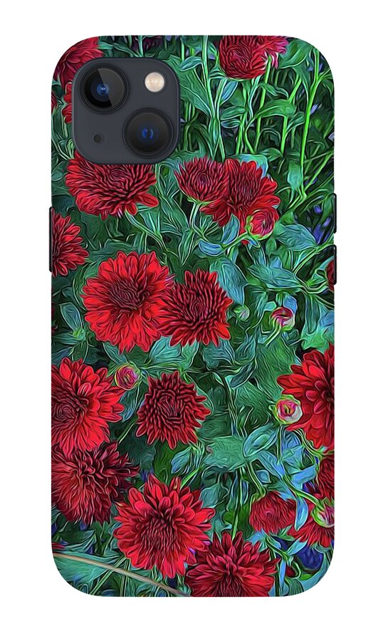 Red Mums - Phone Case