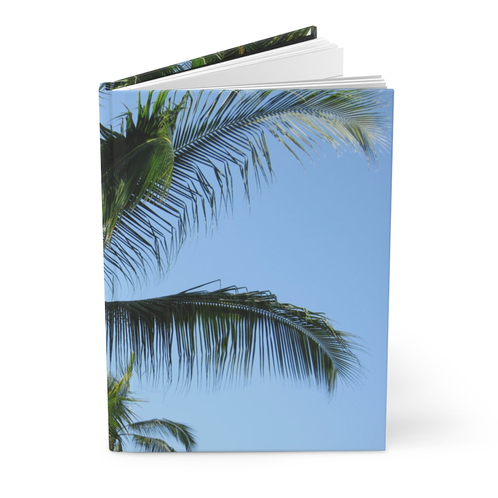 Hawaiian Palm Tree Hardcover Journal Matte