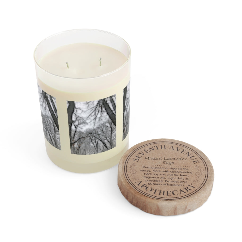 Calm Winter Scented Candle - Full Glass, 11oz