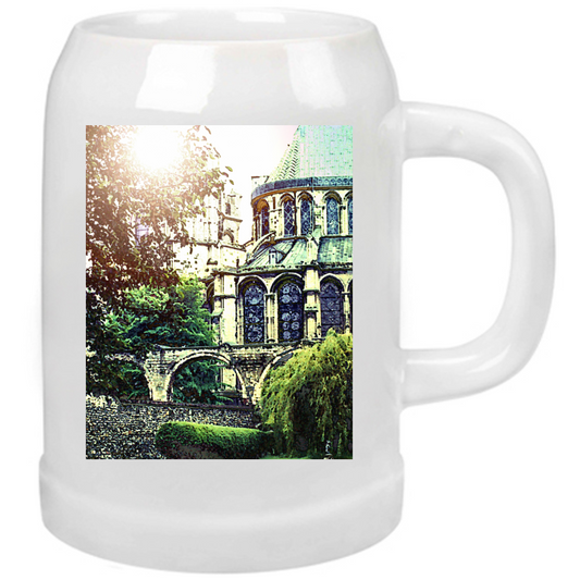 Boccale Birra Cathedral In Green Beer Mug