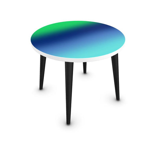 Green and Navy Gradient Coffee Table