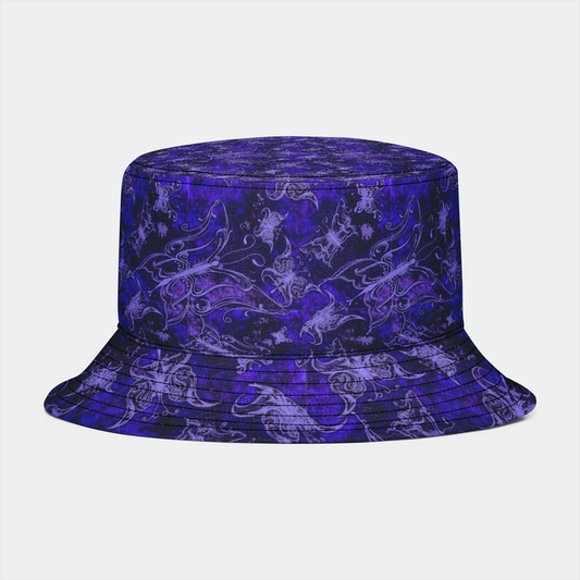 Purple Butterflies Bucket Hat