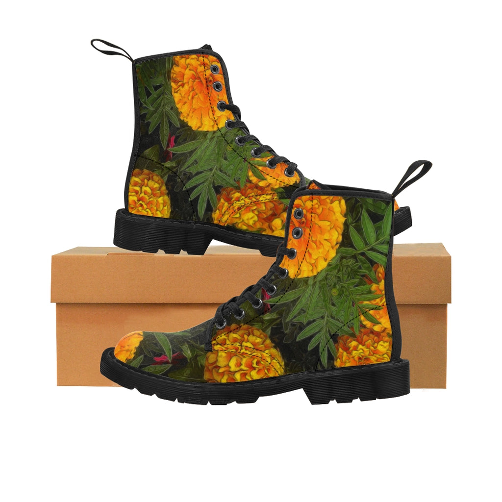 Marigold Garden Women's Canvas Boots