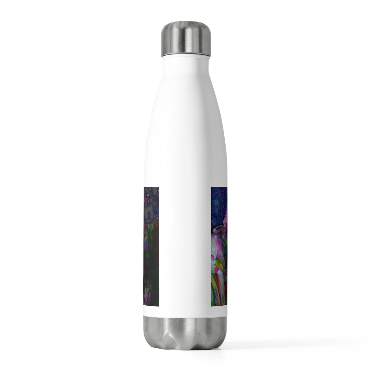 Abstract Pink Carnations 20oz Insulated Bottle