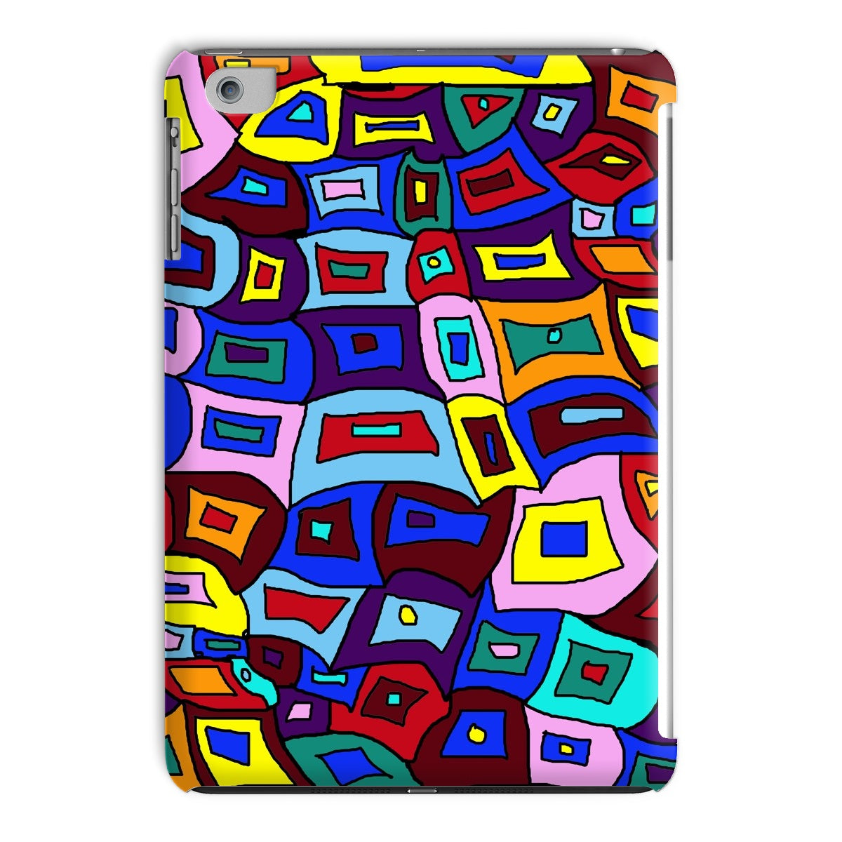 Wavy Square Pattern Tablet Cases