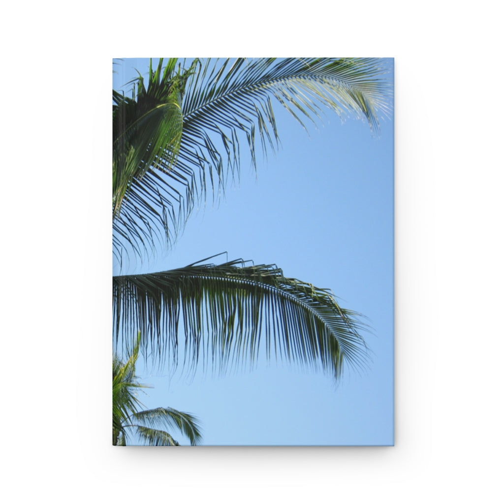 Hawaiian Palm Tree Hardcover Journal Matte