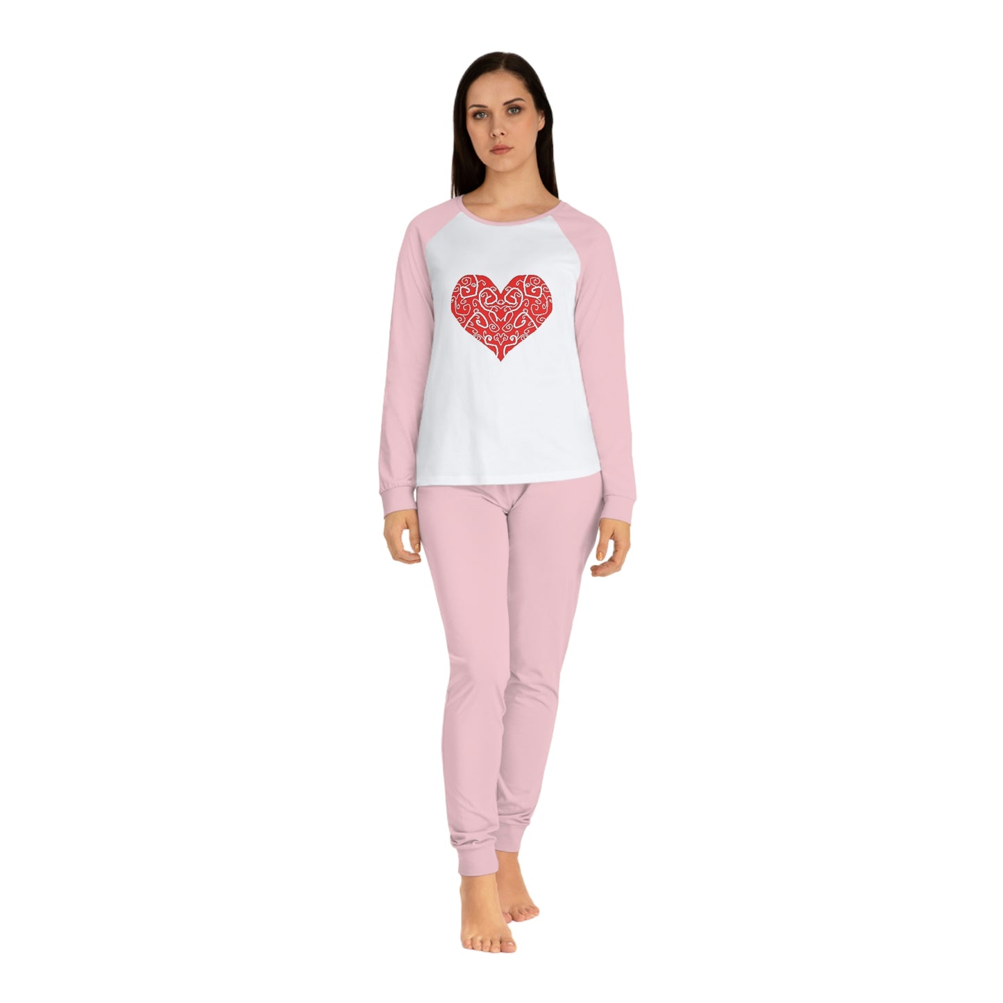 Heart Swirls Women's Pajama Set