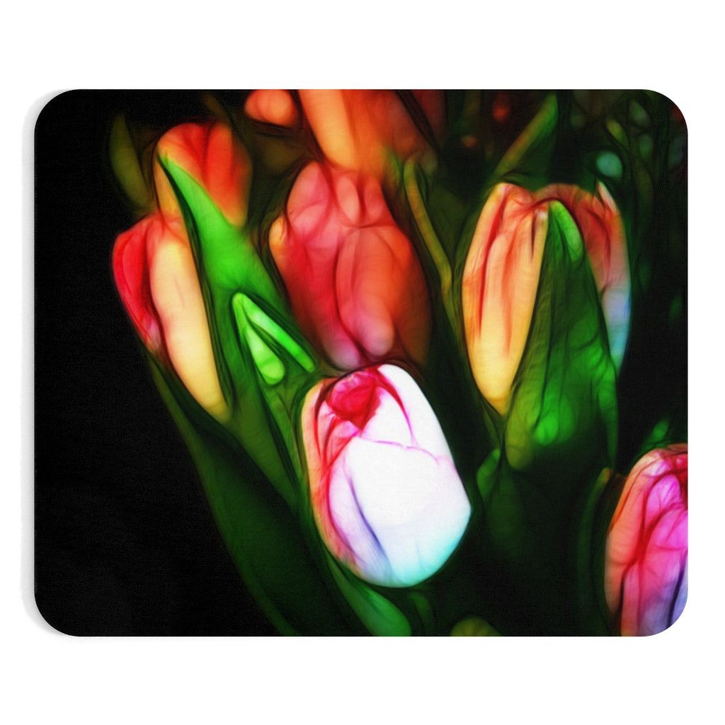 Pink Tulips Mousepad