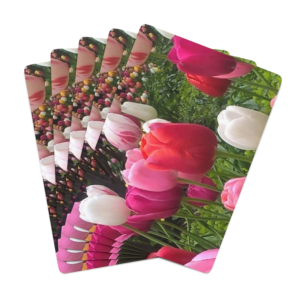 Home Chicago Tulips Custom Poker Cards