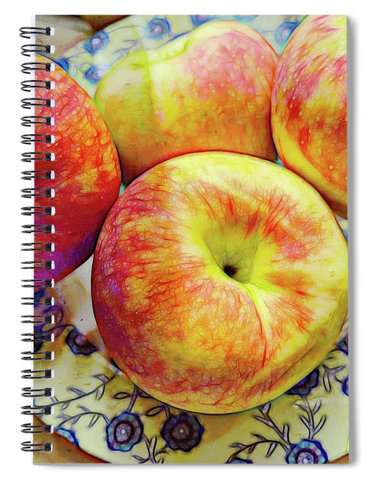 Bowl Of Apples - Spiral Notebook