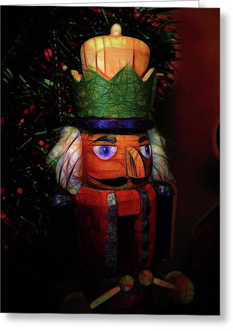 Child's Painted Nutcracker - Greeting Card
