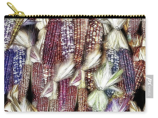 Colorful Fall Corn - Zip Pouch