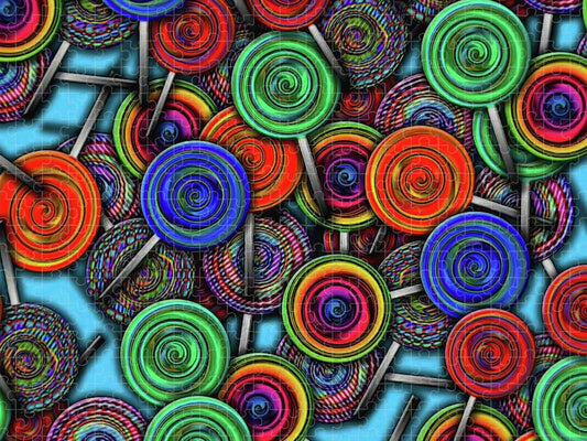 Colorful Lolipops - Puzzle
