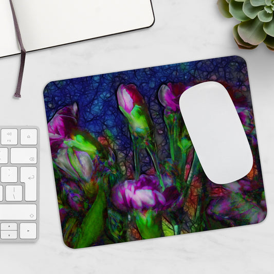 Abstract Pink Carnations Mousepad