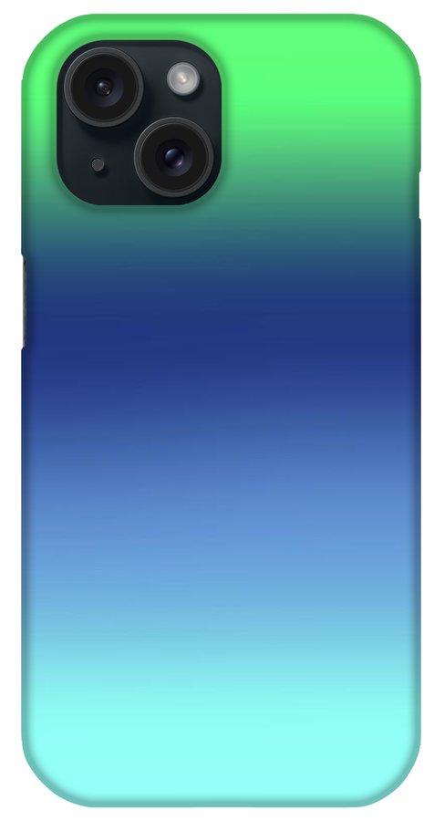 Green Navy Aqua Gradient - Phone Case