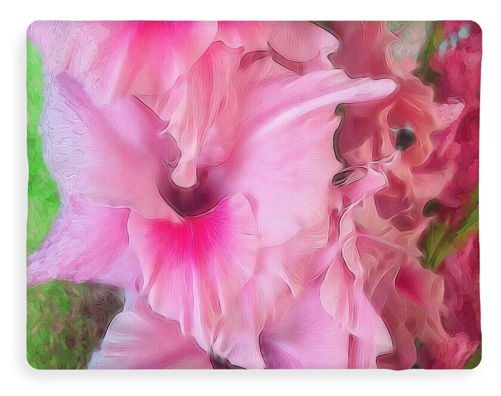 Light Pink Gladiolas - Blanket