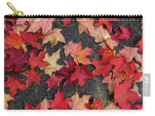 Maple Leaves In October 2 - Zip Pouch