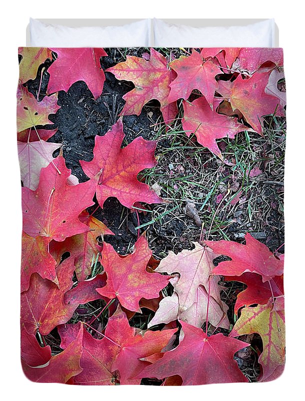 Maple Leaves In October 4 - Duvet Cover