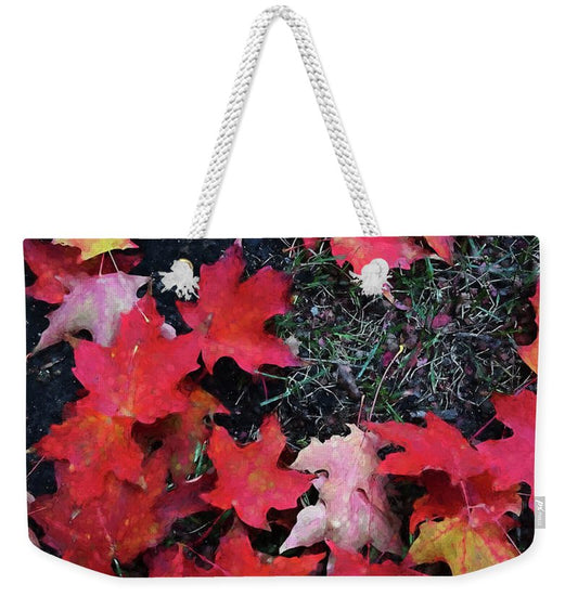 Maple Leaves In October 5 - Weekender Tote Bag