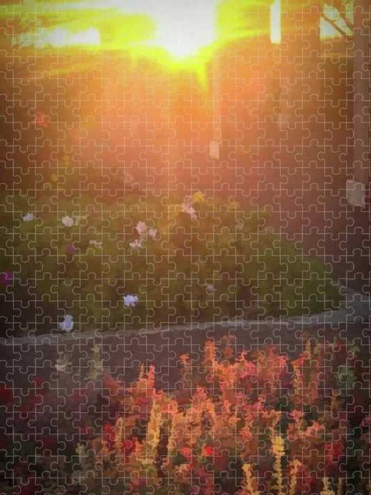 Morning Sunrise Garden Walk - Puzzle