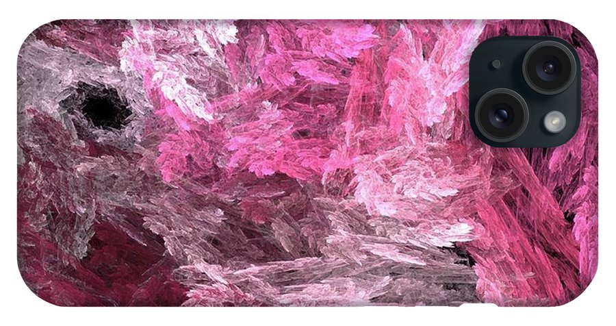 Pink Crystal Fractal - Phone Case