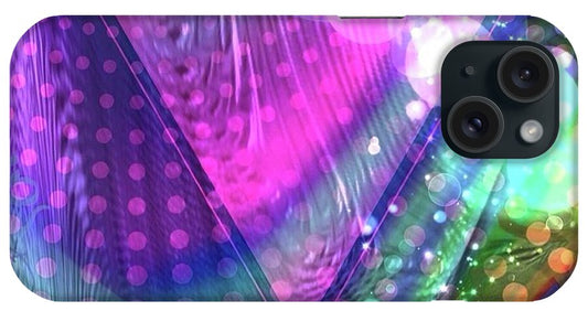 Pink Triangle Fractal - Phone Case