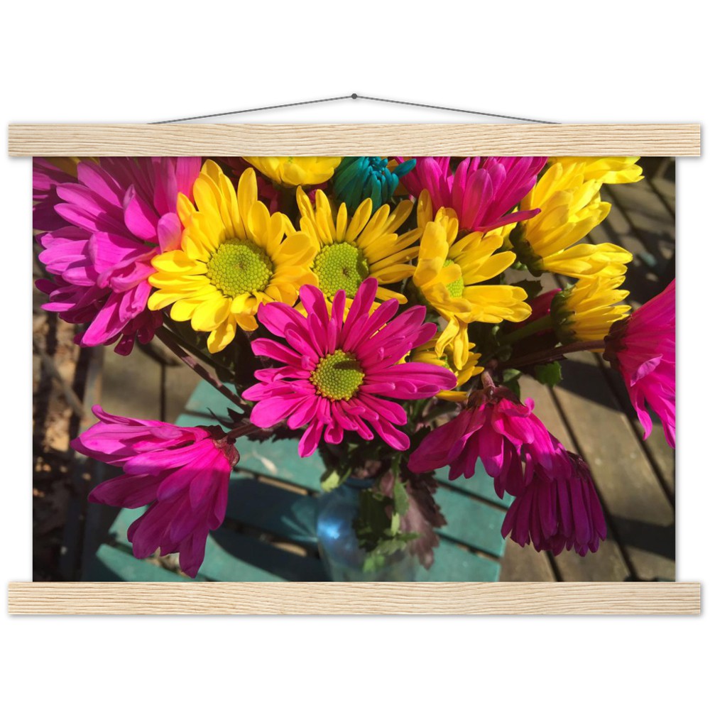 Raw Flowers 1 Premium Semi-Glossy Paper Poster & Hanger