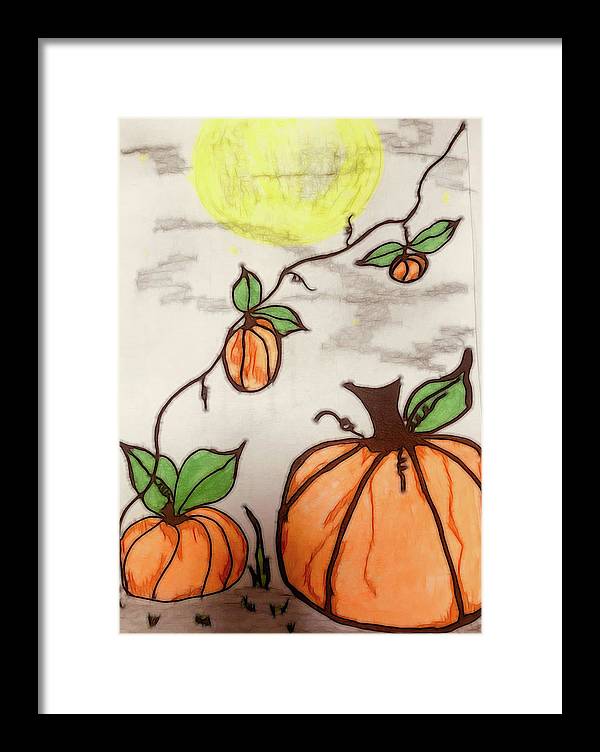 Pumpkin Patch - Framed Print