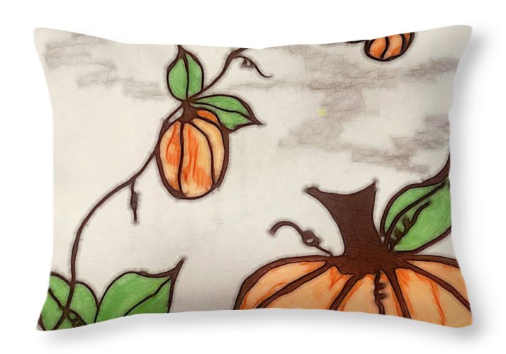 Pumpkin Patch - Throw Pillow