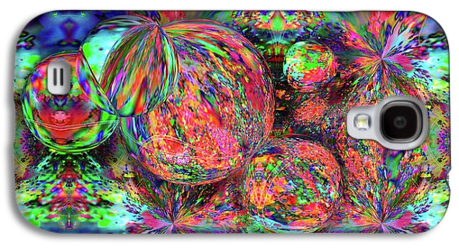 Rainbow Fractal Bubbles - Phone Case