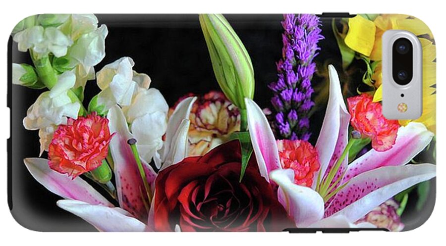 Red Rose Mixed Bouquet - Phone Case