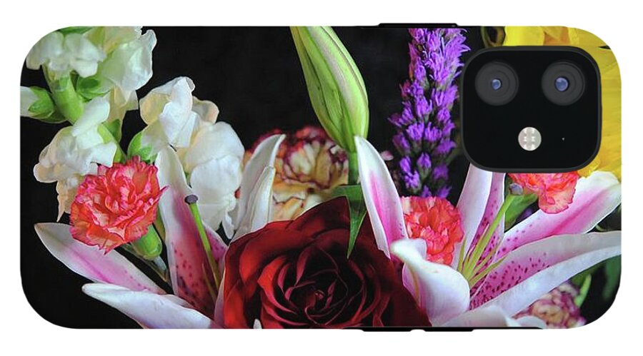 Red Rose Mixed Bouquet - Phone Case