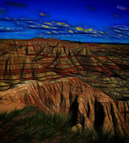 South Dakota Badlands Abstract Digital Image Download
