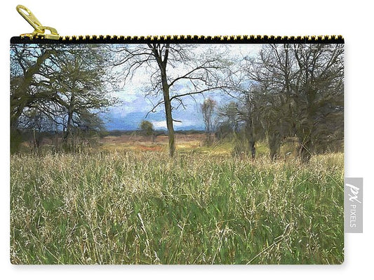 Spring Prairie Grass Landscape - Carry-All Pouch