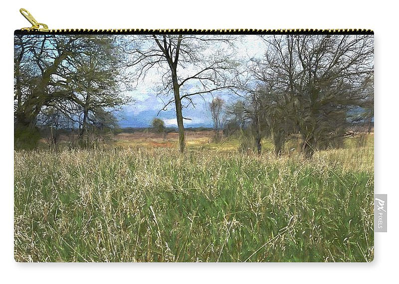 Spring Prairie Grass Landscape - Carry-All Pouch
