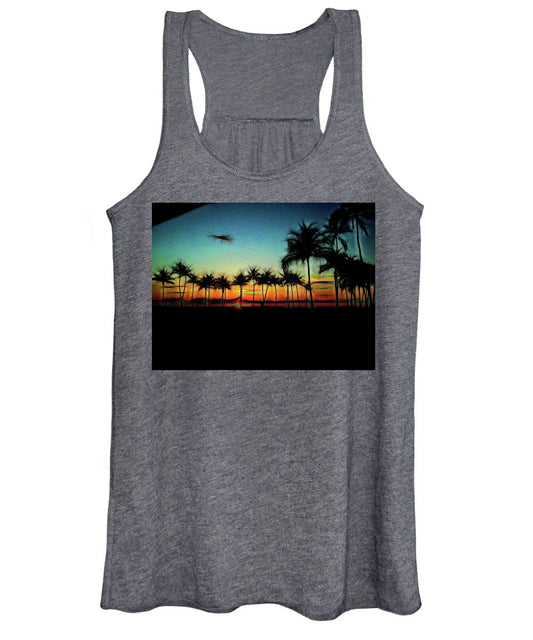 Sunset From The Car - Women's Tank Top