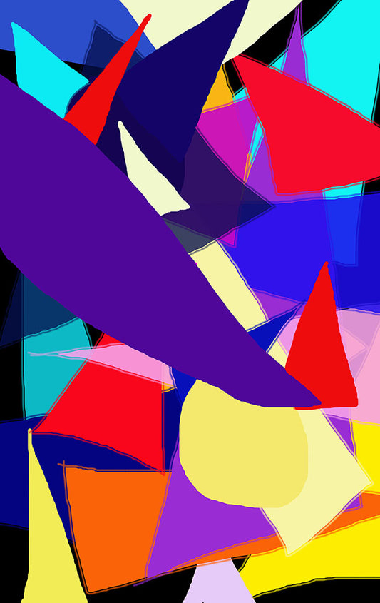 Triangles Abstract Digital Image Download