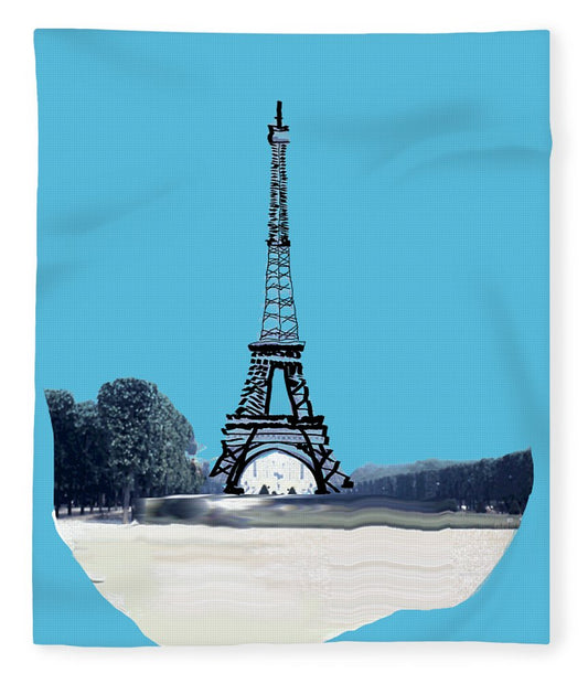 Vintage Eiffel tower Impression - Blanket