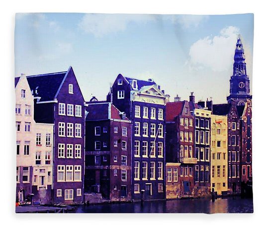 Vintage Travel Amsterdam - Blanket