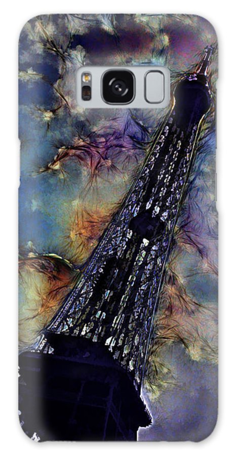 Vintage Travel Eiffel Tower Abstract - Phone Case