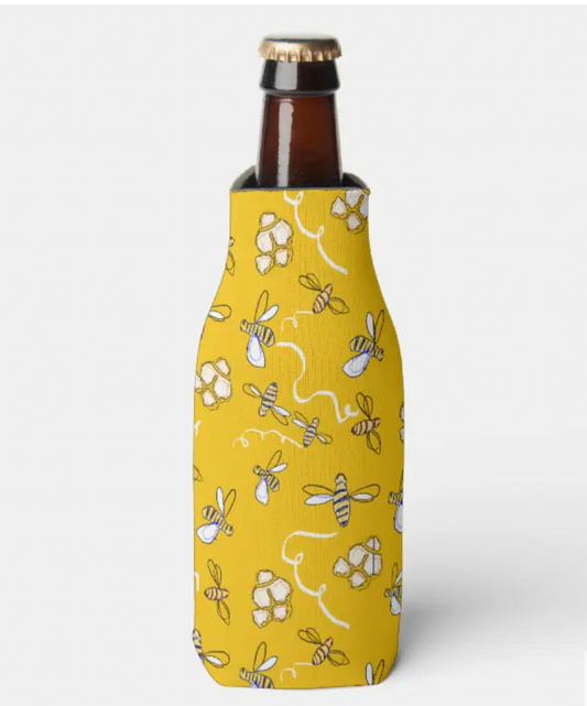 Just Sold! Honey Bees Bottle Coozie on my Zazzle Store