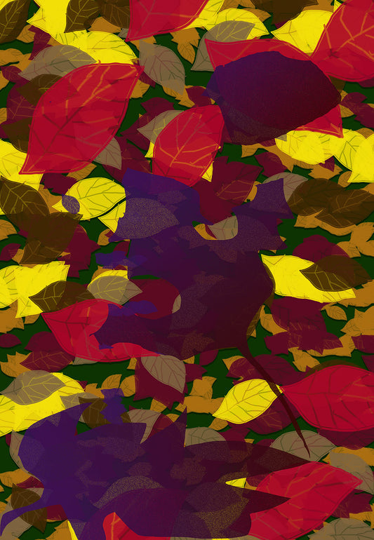 Leaf Brush Collage