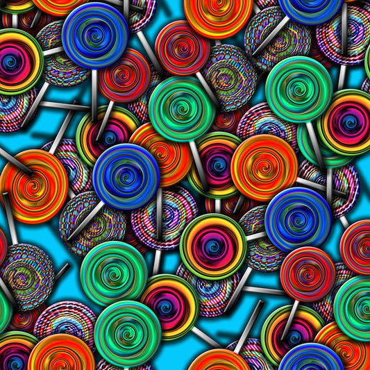 Layer Styles In Photoshop: Colorful Lollipops