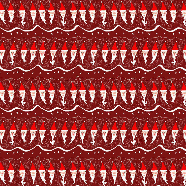 Bearded Santa Pattern